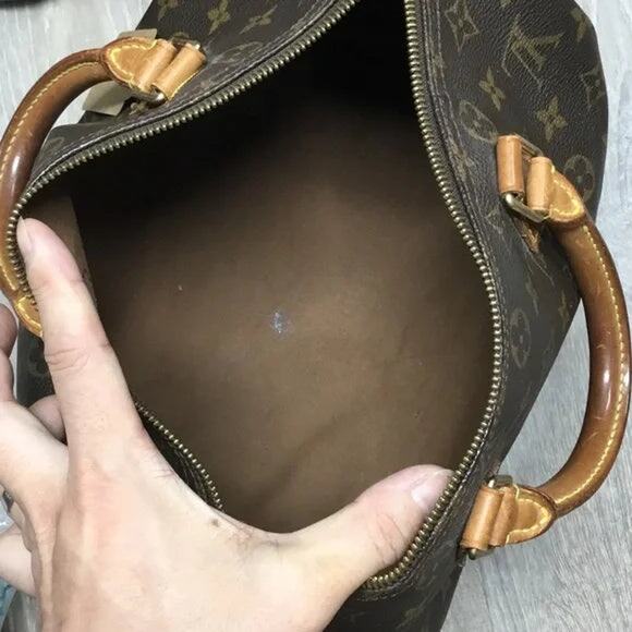 Louis Vuitton Brown Monogram Speedy 30 - Picture 3 of 5